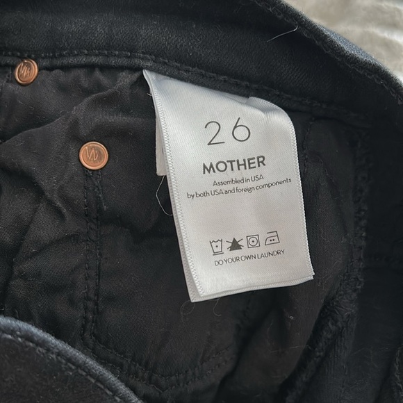 MOTHER Insider Crop Step Fray Guilty Racer Jeans - Picture 9 of 10